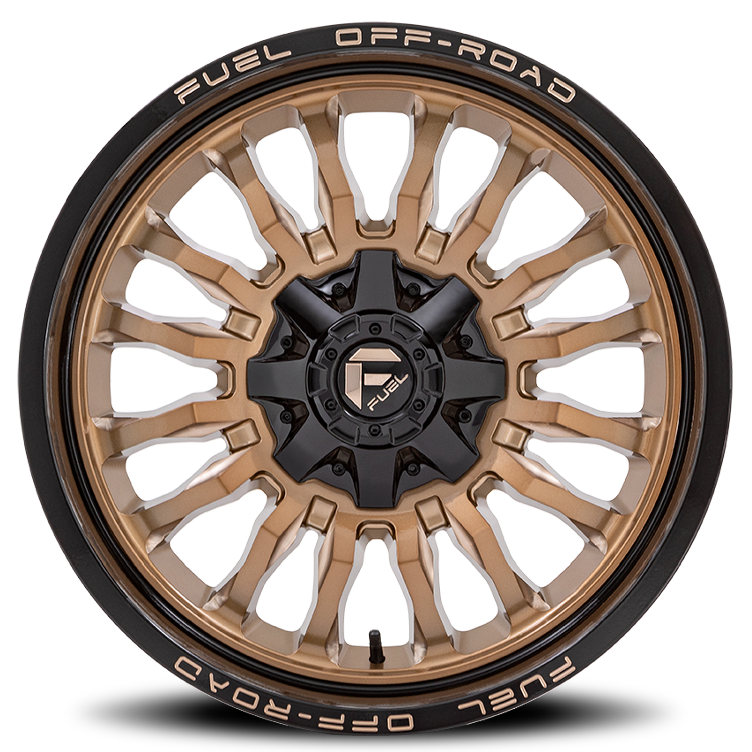 Aluminum Wheels 20X9 Arc D797 Platinum Bronze/Black Lip Fuel Off Road Wheels