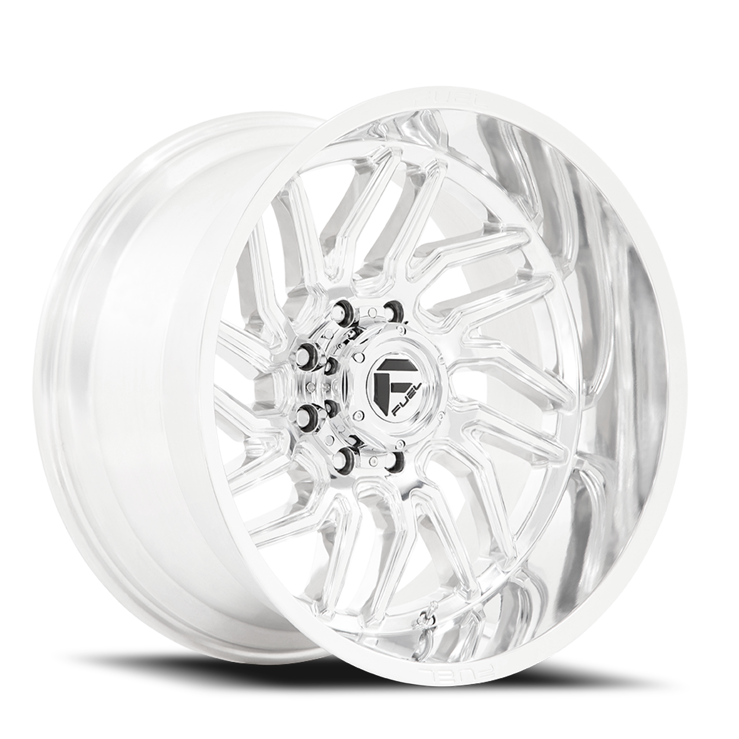 Aluminum Wheels 20X9 Hurricane D809 Polished Milled Fuel Off Road Wheels