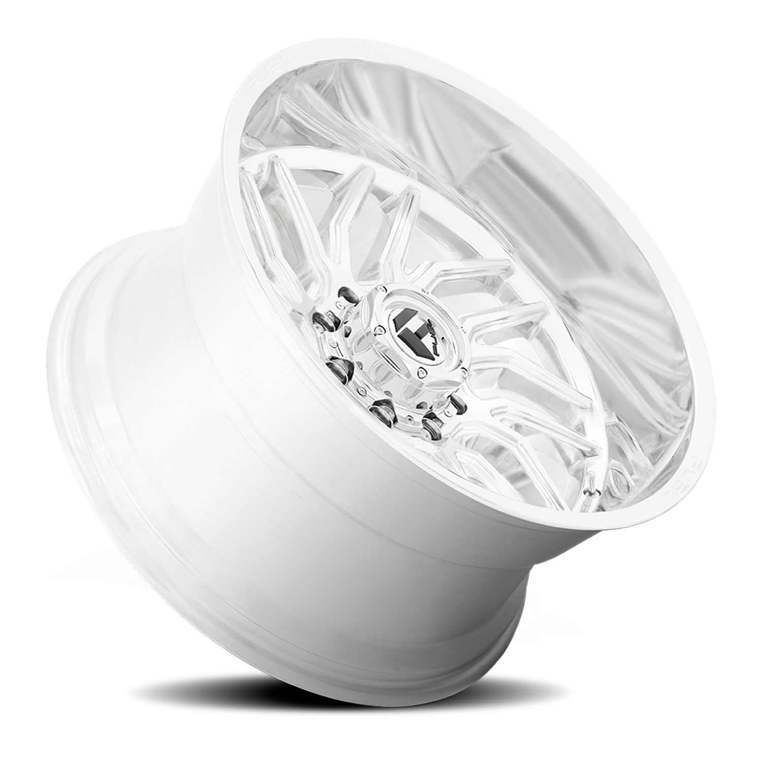 Aluminum Wheels 24X12 Hurricane D809 Polished Milled Fuel Off Road Wheels