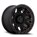Aluminum Wheels 20X9 Traction D824 Matte Black Double Dark Tint Fuel Off Road Wheels