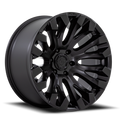 Aluminum Wheels 20X10 Quake D831 Blackout Fuel Off Road Wheels