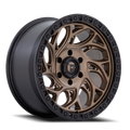 Aluminum Wheels 15X10 Runner OR D841 Bronze/Black Ring Fuel Off Road Wheels