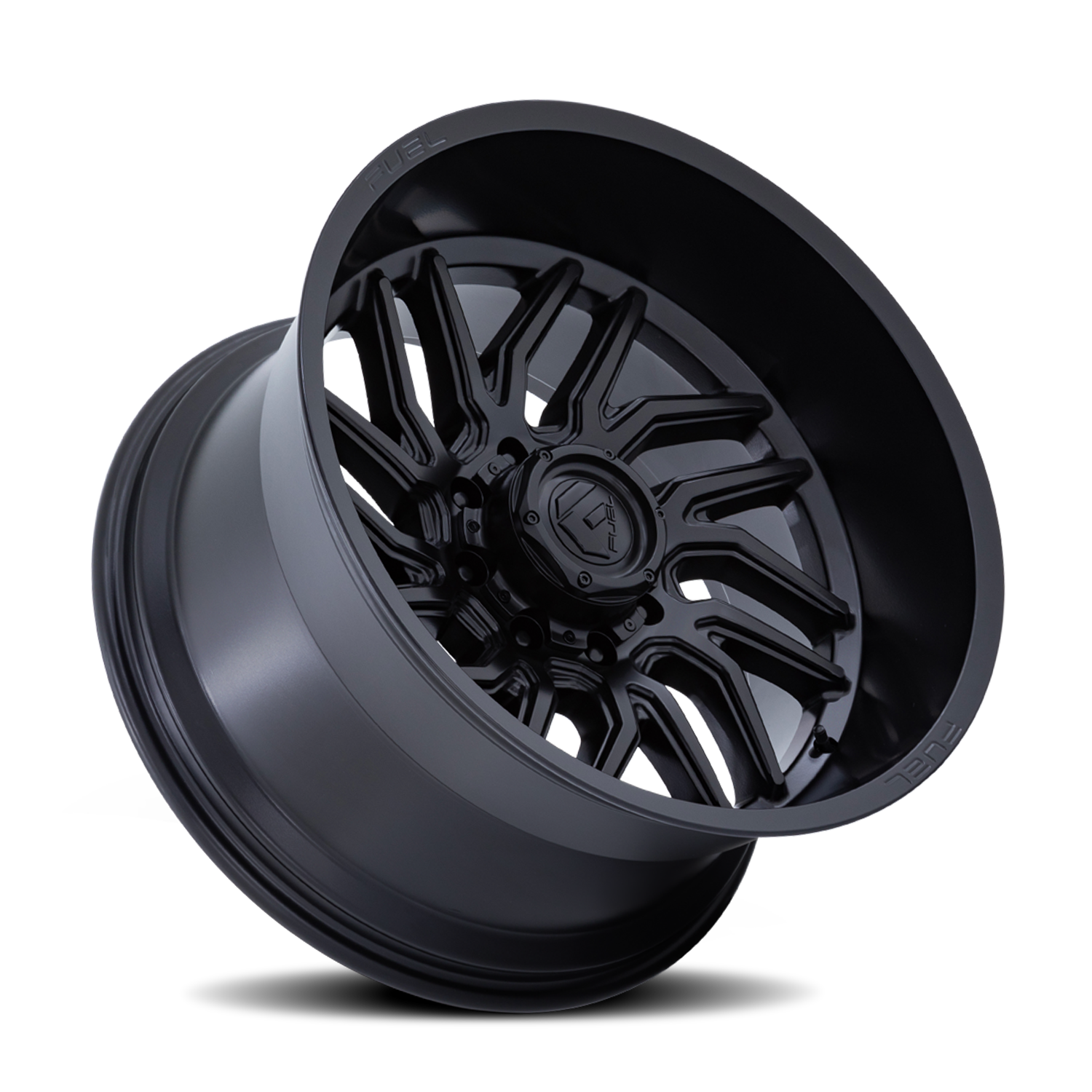 Aluminum Wheels 22X12 Hurricane D864 Blackout Fuel Off Road Wheels
