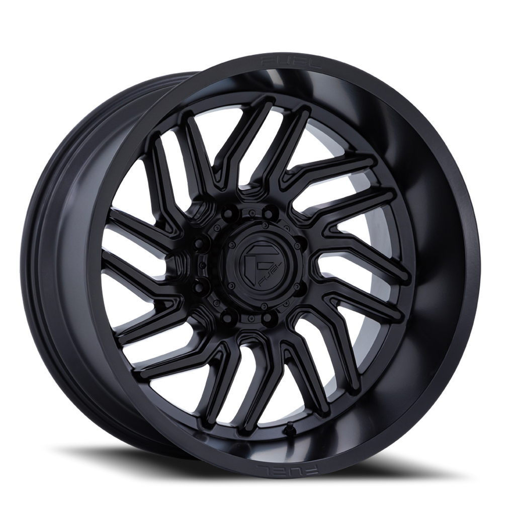 Aluminum Wheels 24X12 Hurricane D864 Blackout Fuel Off Road Wheels