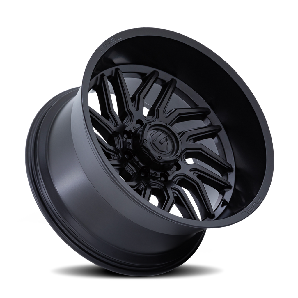 Aluminum Wheels 24X12 Hurricane D864 Blackout Fuel Off Road Wheels