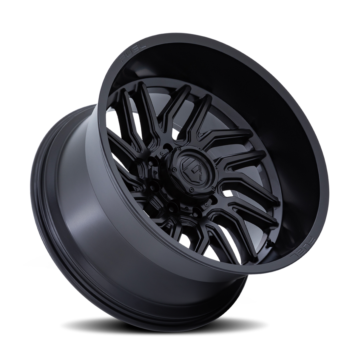 Aluminum Wheels 24X12 Hurricane D864 Blackout Fuel Off Road Wheels