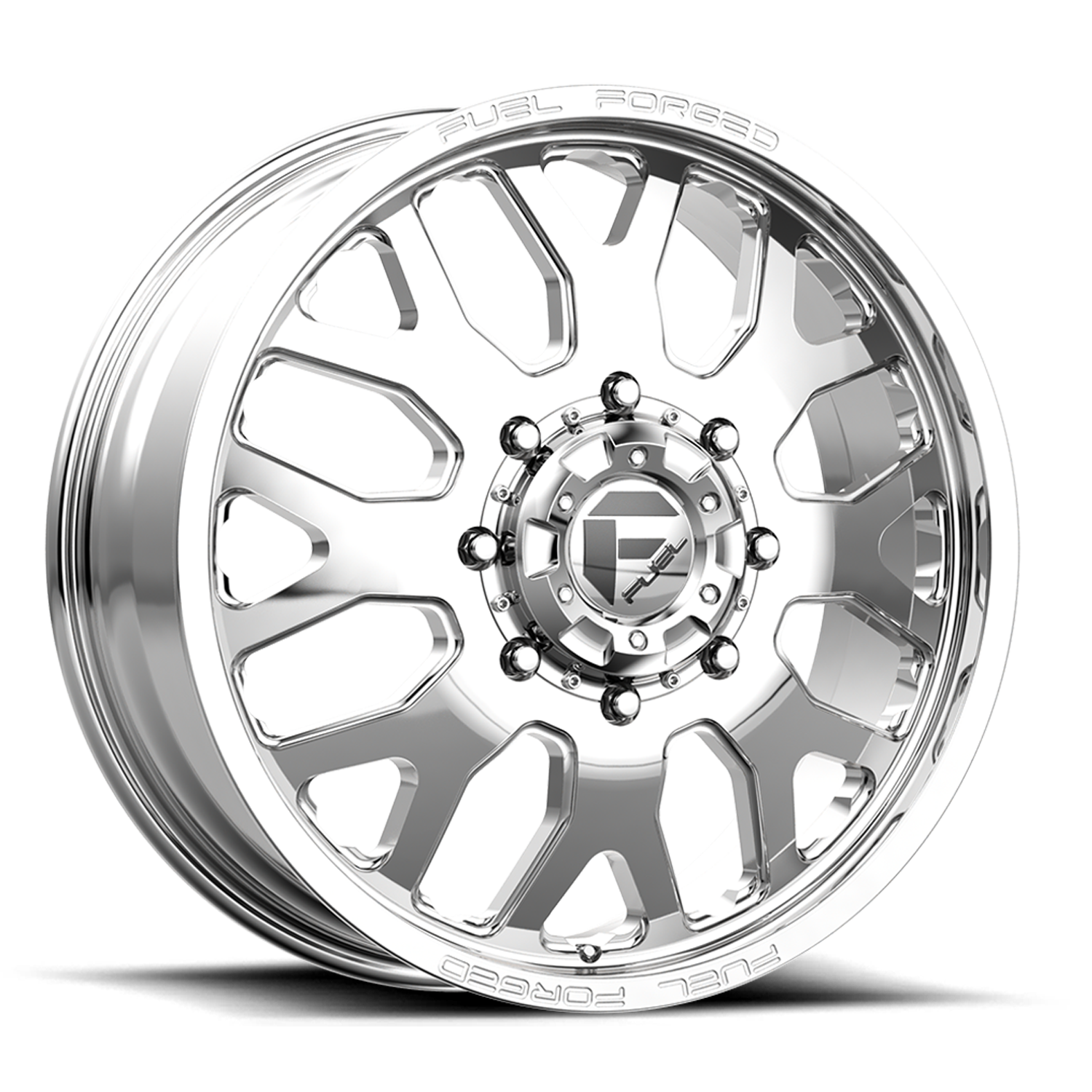 Dually Wheels 20X8.25 FF19D Dually DE19 PO Polished Fuel Off Road Wheels