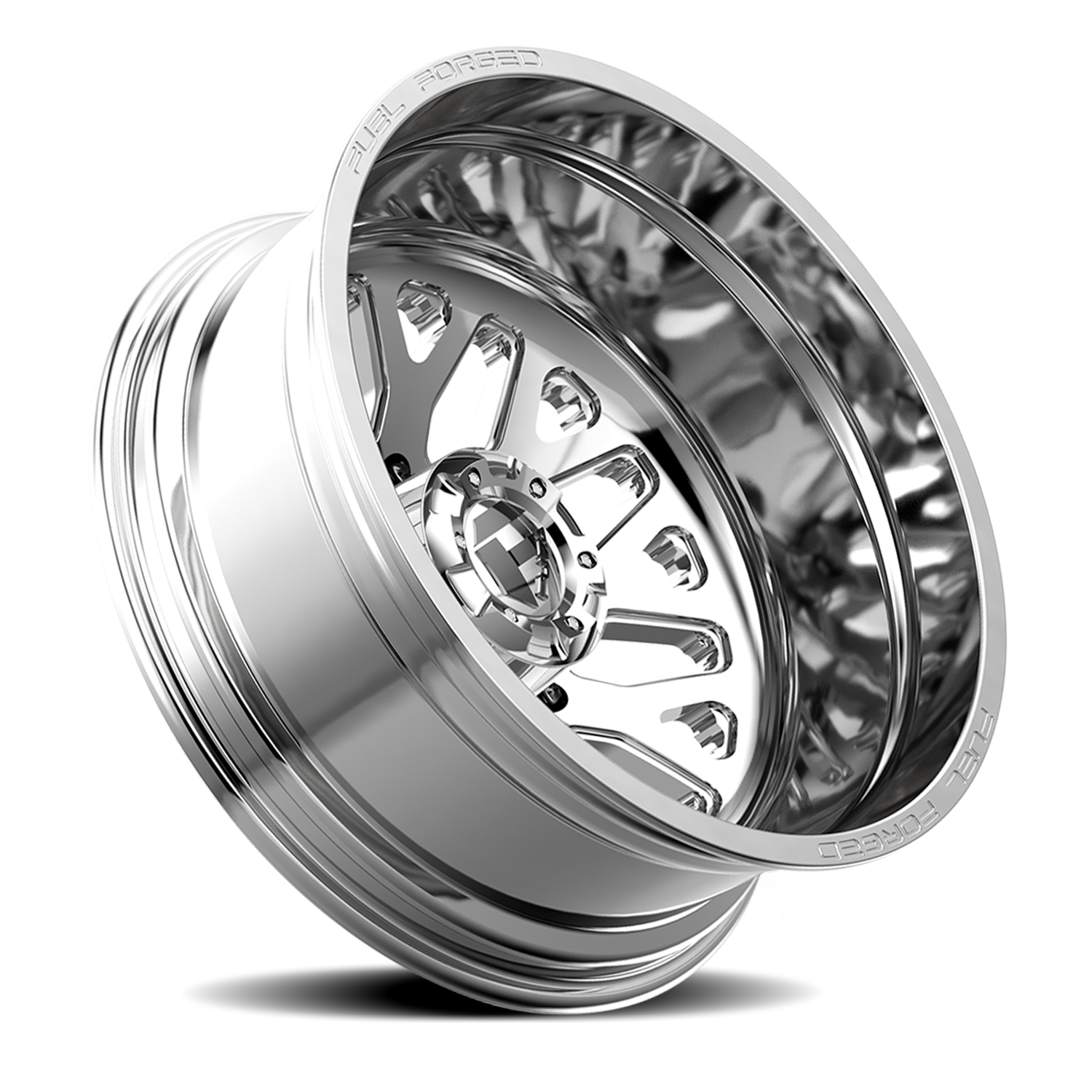 Dually Wheels 20X8.25 FF19D Dually DE19 PO Polished Fuel Off Road Wheels