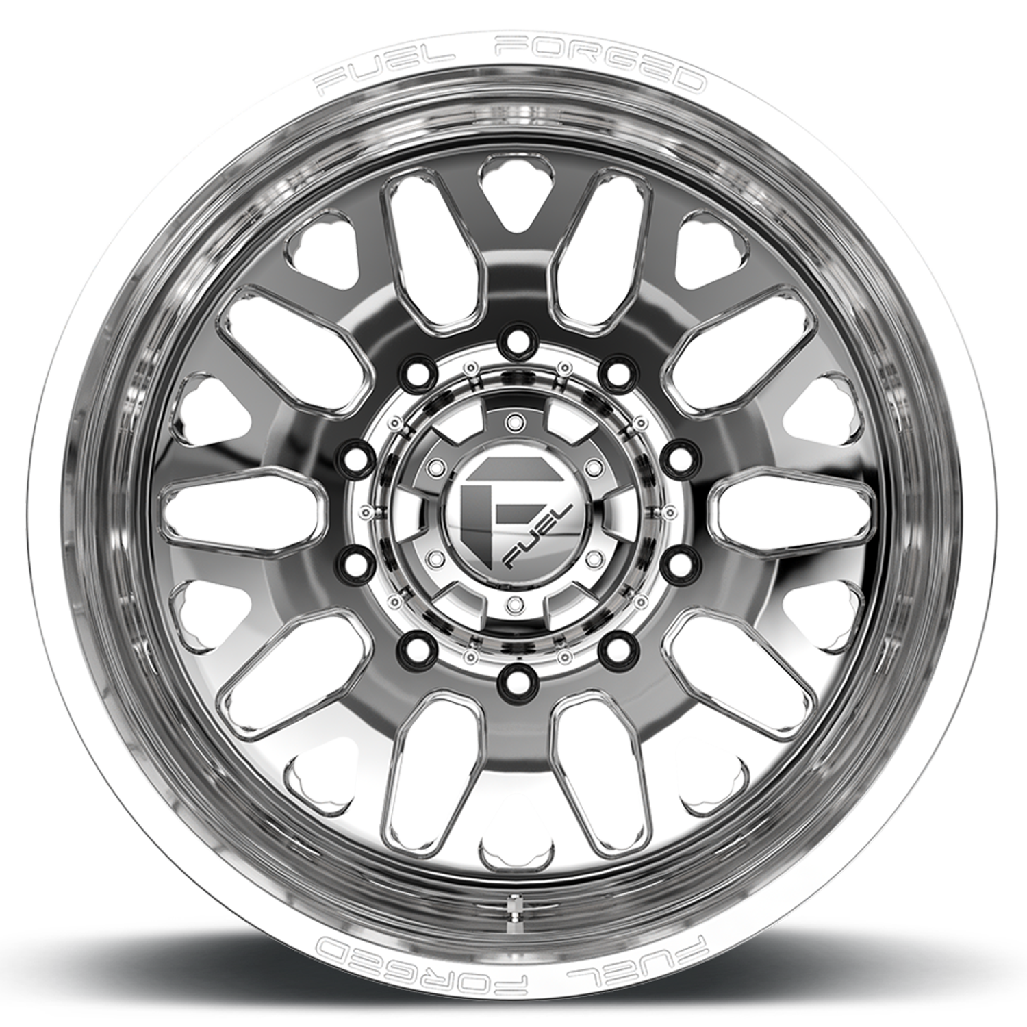 Dually Wheels 20X8.25 FF19D Dually DE19 PO Polished Fuel Off Road Wheels