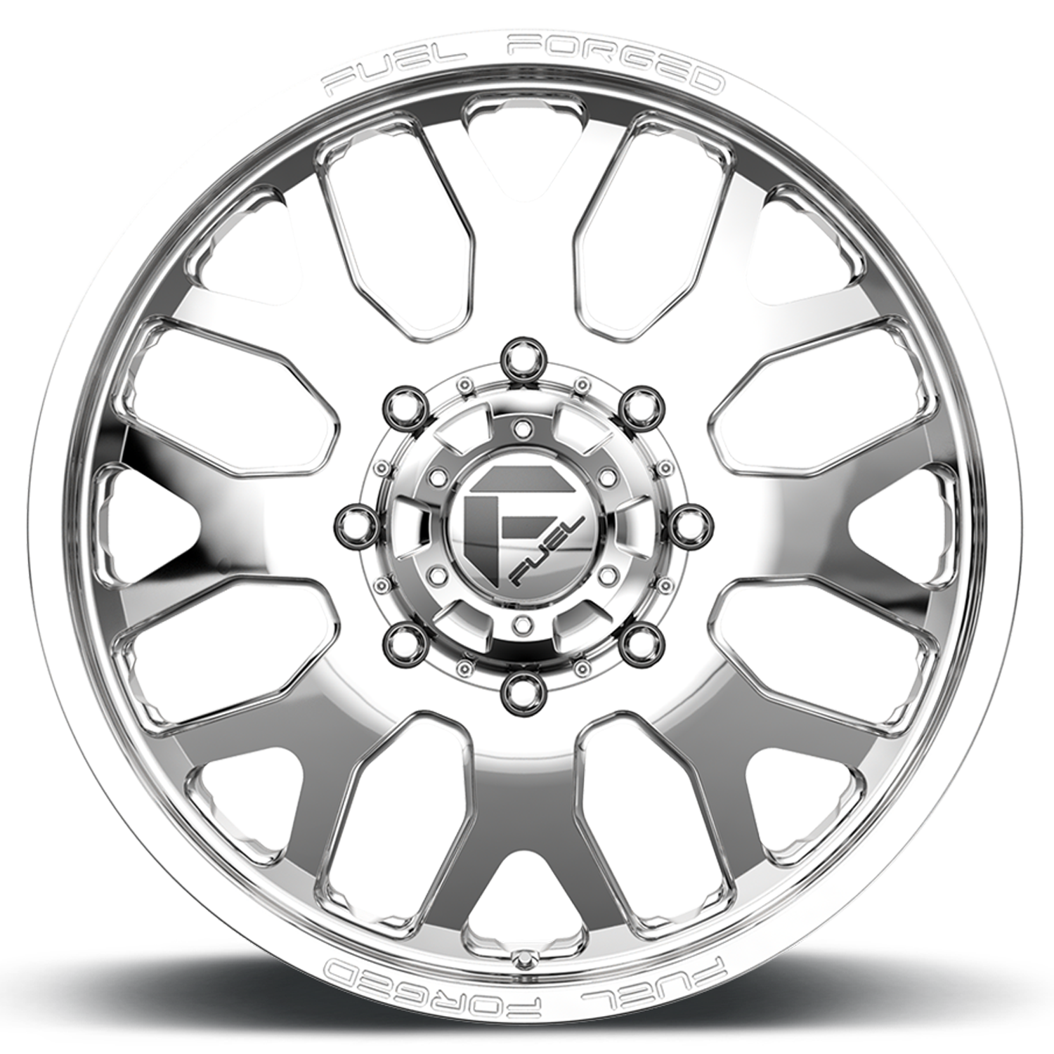 Dually Wheels 20X8.25 FF19D Dually DE19 PO Polished Fuel Off Road Wheels