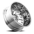 Dually Wheels 24X8.25 FF19D Dually DE19 PO Polished Fuel Off Road Wheels