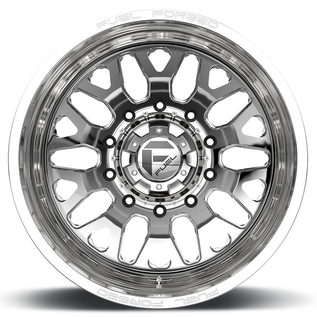 Dually Wheels 24X8.25 FF19D Dually DE19 PO Polished Fuel Off Road Wheels
