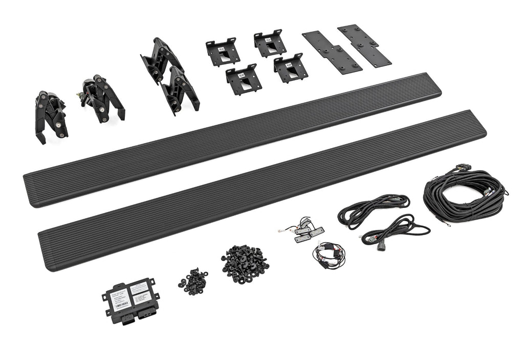 Power Running Boards HT-Series Crew Cab Ford F-150/Lightning/F-250/F-350/Raptor (15-26) Rough Country