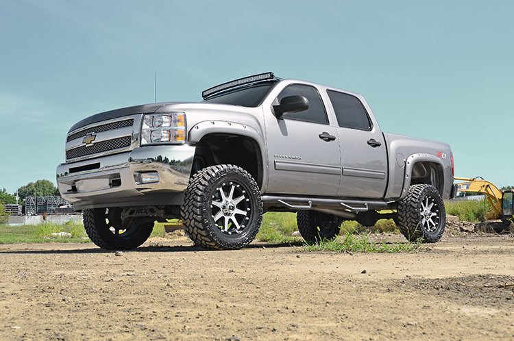 Chevrolet Pocket Fender Flares w/Rivets 07-13 Silverado 1500 5 Foot 8 Inch Bed Rough Country
