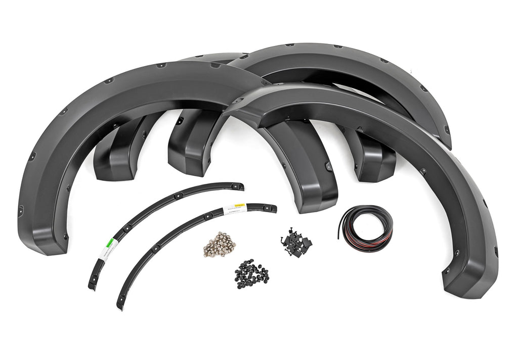 Pocket Fender Flares Rivets OxWhite 17-20 F-250/350 Rough Country
