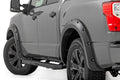 Pocket Fender Flares Crew Cab W/O Emblem Gloss Black Nissan Titan (17-24) Rough Country
