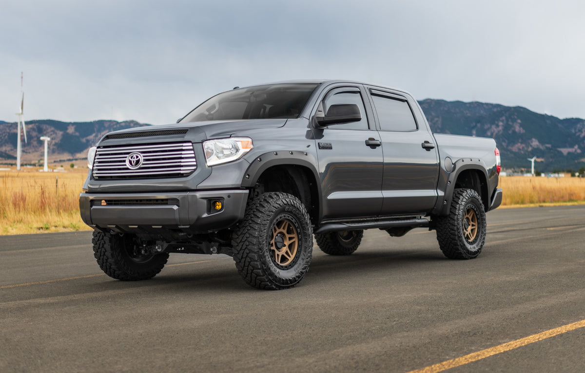 Pocket Fender Flares 6 & 8 Foot Bed Gloss Black Toyota Tundra (14-21) Rough Country
