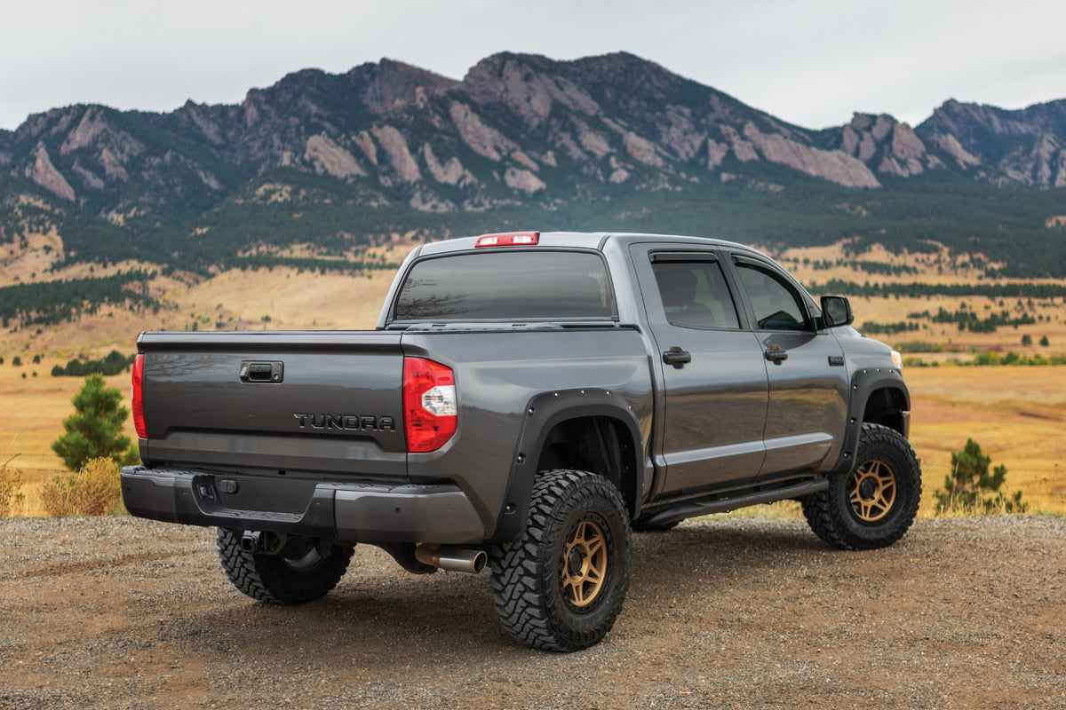 Pocket Fender Flares 6 & 8 Foot Bed Gloss Black Toyota Tundra (14-21) Rough Country