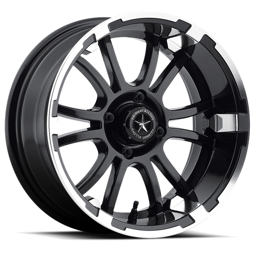 SIXER UTV 14X6.5 MACH G-BLACK -20MM