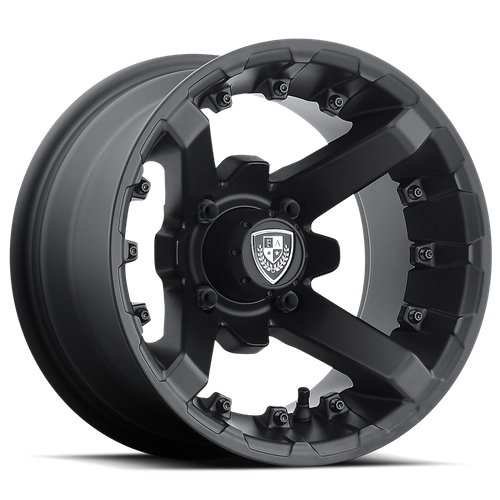 BATTLE UTV 12X7 FLAT BLACK -47MM