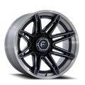 Aluminum Wheels 22X12 Brawl FC401BT Gloss Black Brushed Dark Tint Fuel Off Road Wheels