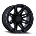 Aluminum Wheels 22X10 Brawl FC401MX Matte Black/Gloss Black Lip Fuel Off Road Wheels