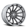 Aluminum Wheels 22X12 Burn FC403AP Platinum Silver Chrome Lip Fuel Off Road Wheels
