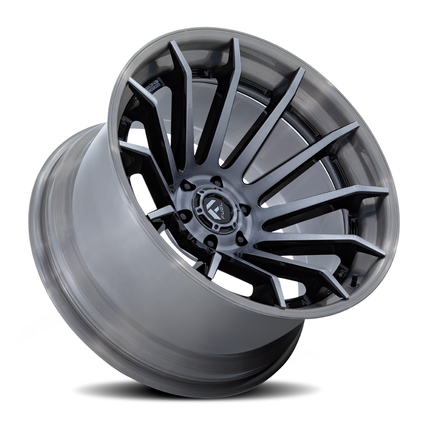 Aluminum Wheels 22X12 Burn FC403AP Platinum Silver Chrome Lip Fuel Off Road Wheels
