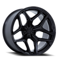 Aluminum Wheels 18X9 Flux 6 FC854BX Gloss Black Fuel Off Road Wheels