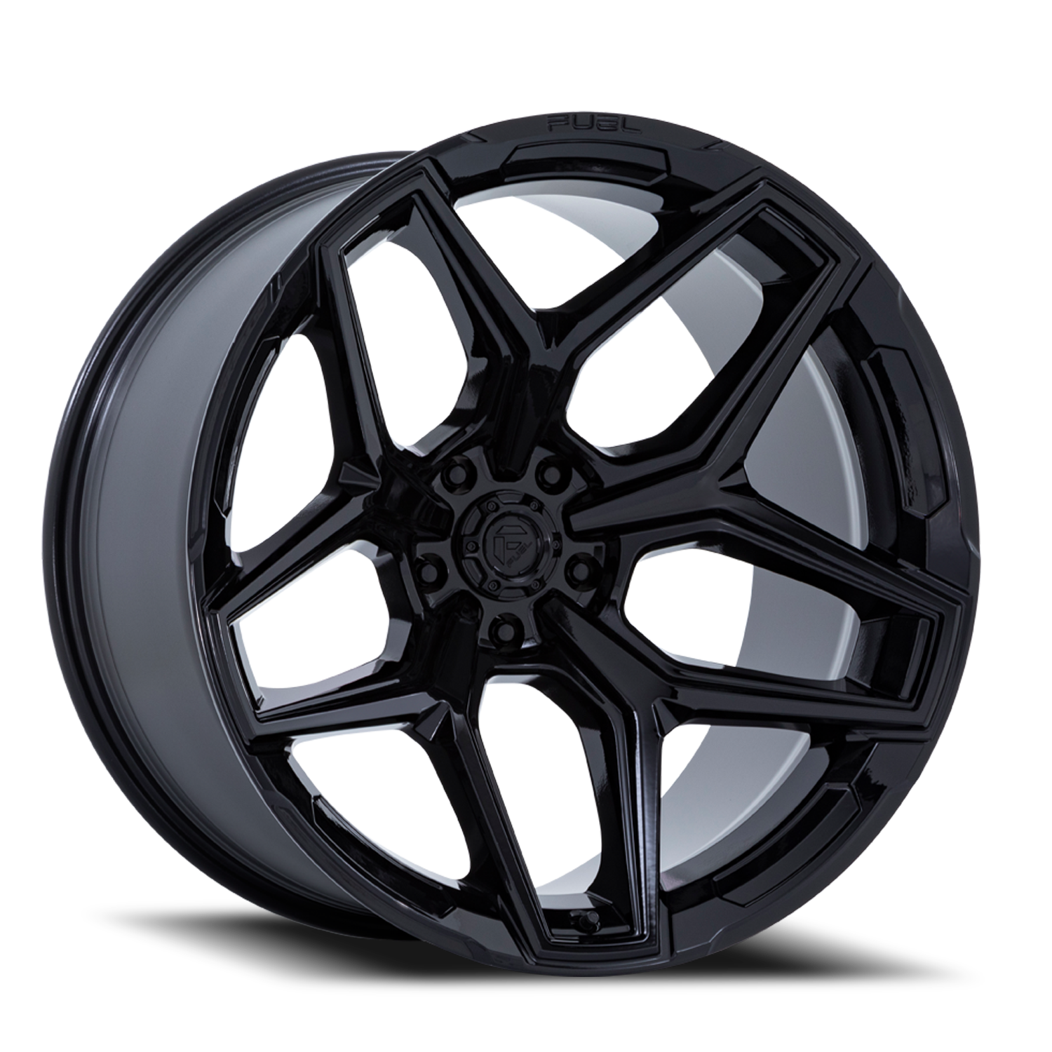 Aluminum Wheels 18X9 Flux 6 FC854BX Gloss Black Fuel Off Road Wheels