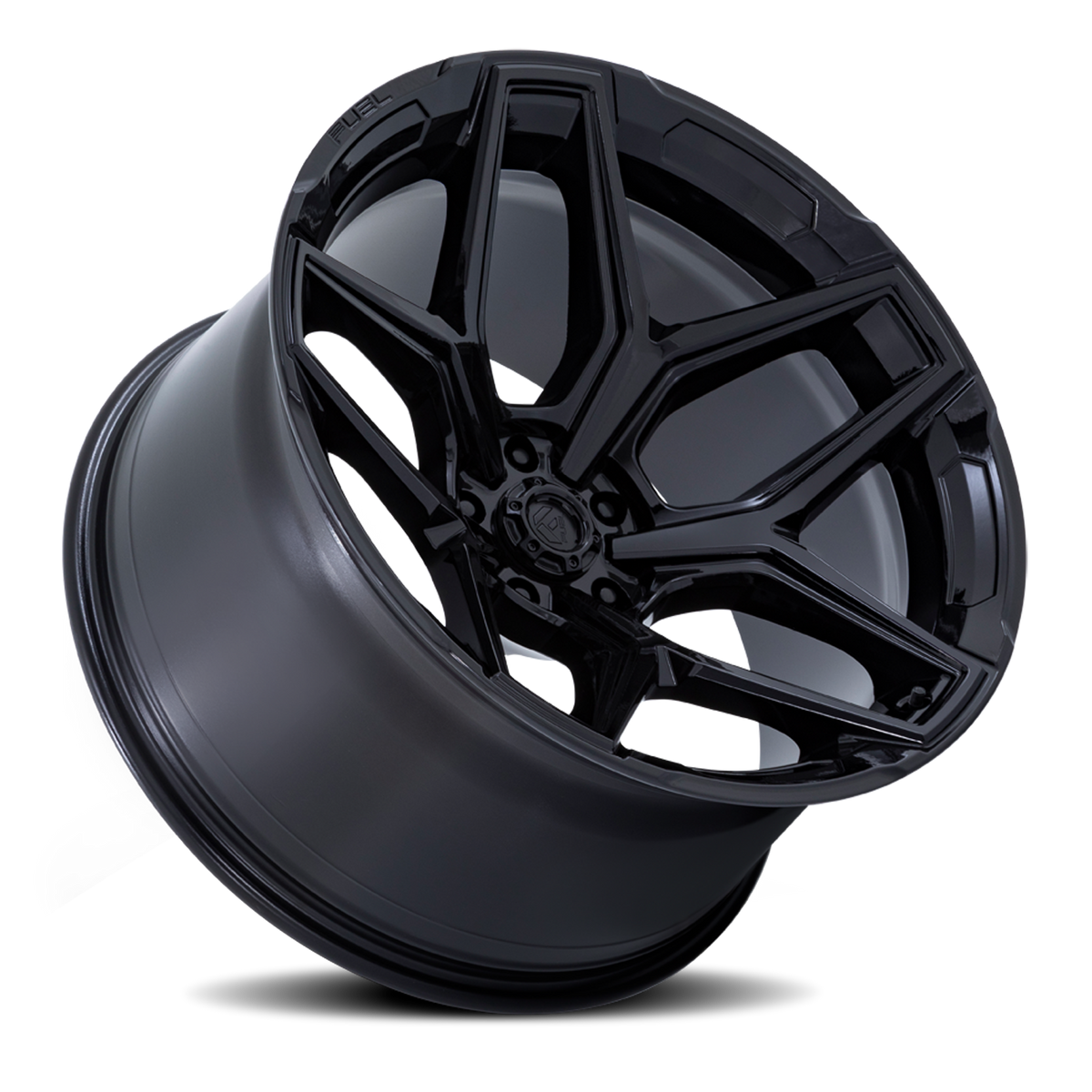 Aluminum Wheels 18X9 Flux 6 FC854BX Gloss Black Fuel Off Road Wheels