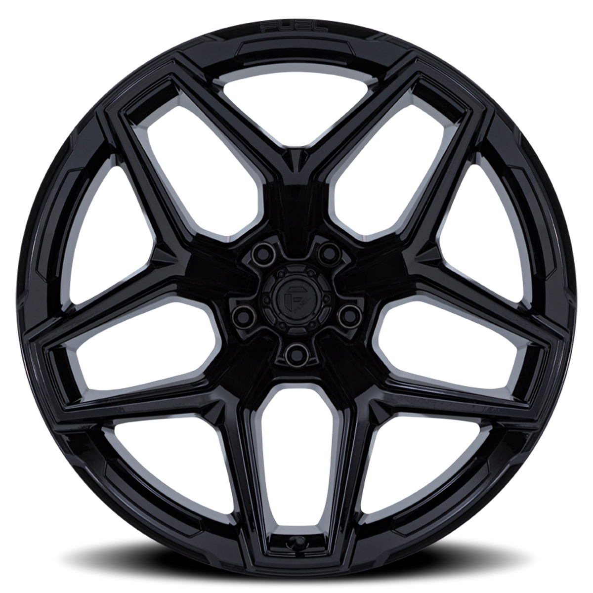 Aluminum Wheels 18X9 Flux 6 FC854BX Gloss Black Fuel Off Road Wheels