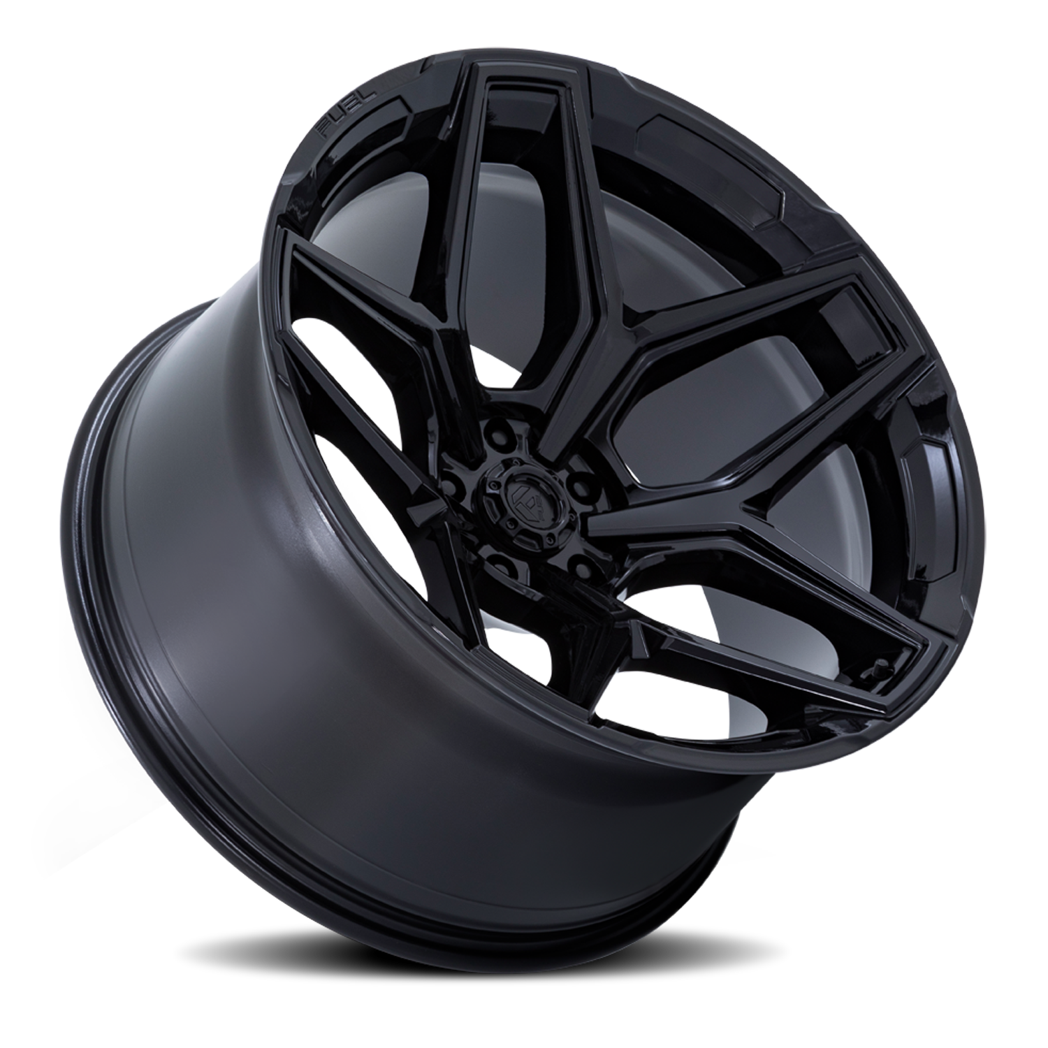 Aluminum Wheels 20X9 Flux 6 FC854BX Gloss Black Fuel Off Road Wheels