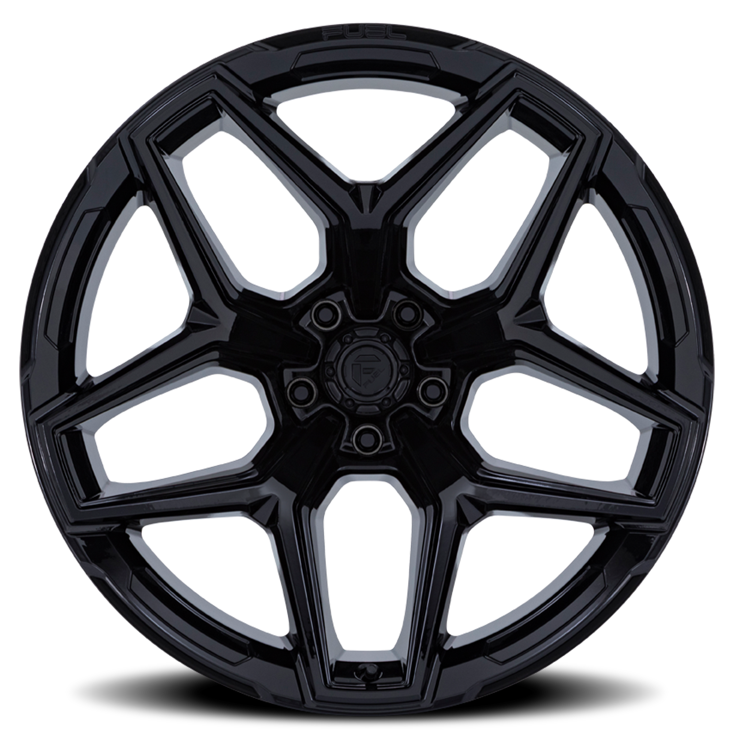 Aluminum Wheels 20X9 Flux 6 FC854BX Gloss Black Fuel Off Road Wheels