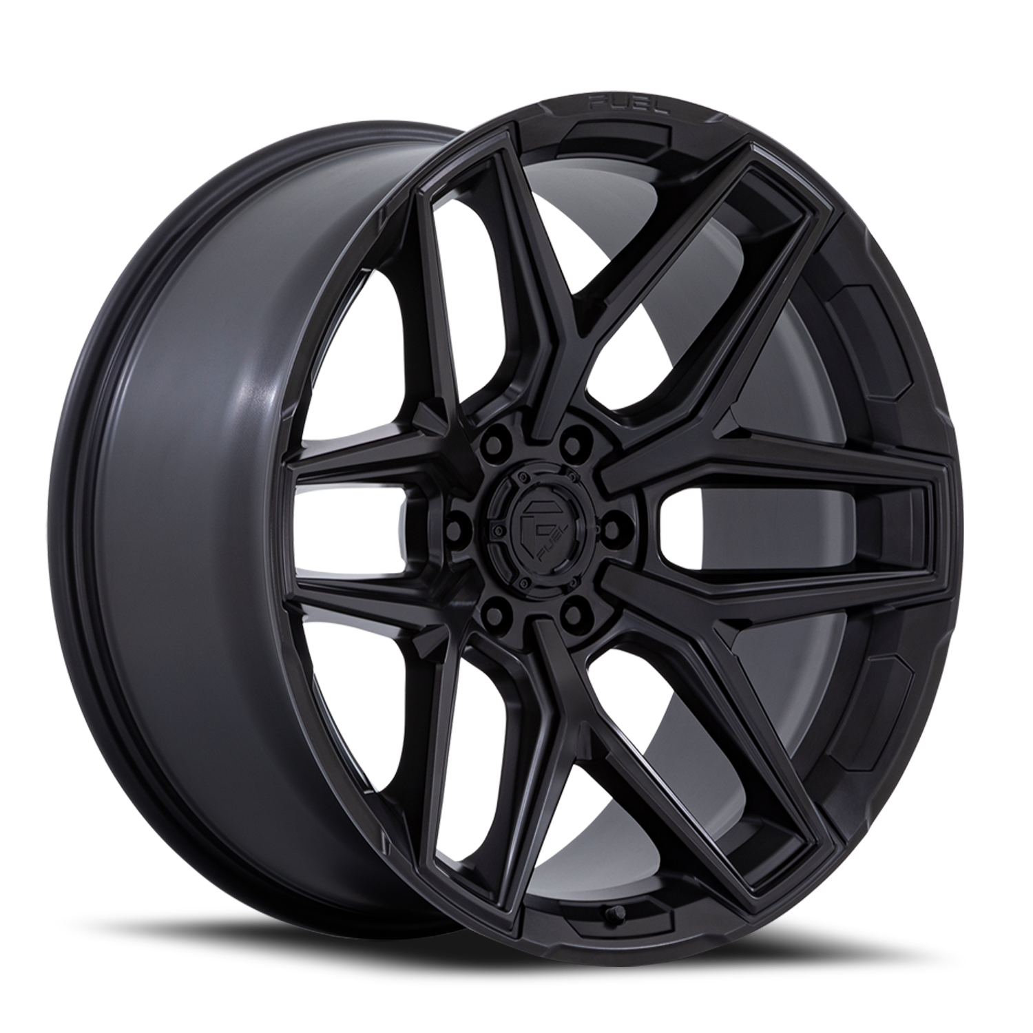 Aluminum Wheels 20X9 Flux 6 FC854MX Blackout Fuel Off Road Wheels