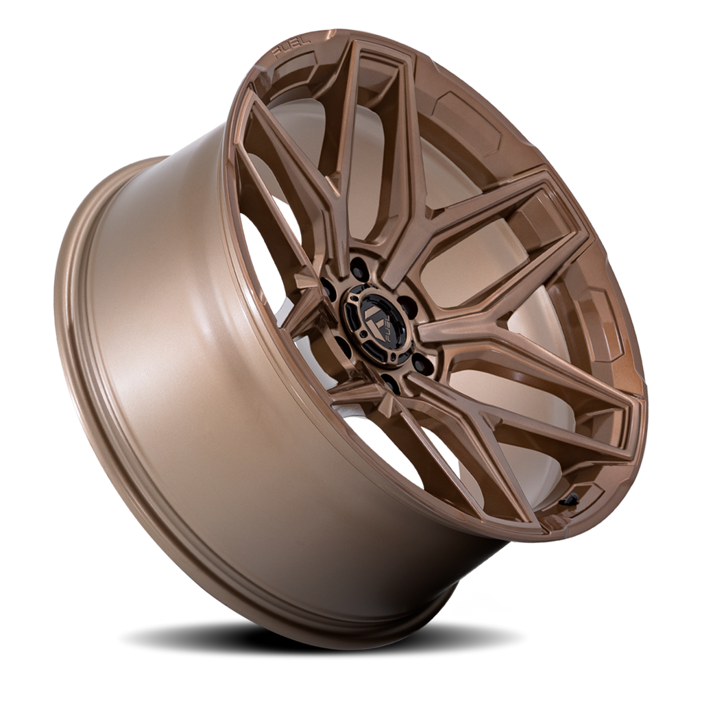 Aluminum Wheels 18X9 Flux 6 FC854ZR Platinum Bronze Fuel Off Road Wheels
