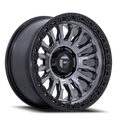 Aluminum Wheels 20X10 Rincon SBL FC857AB  Matte Gunmetal Gray Matte Black Lip Fuel Off Road Wheels