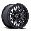 Aluminum Wheels 20X9 Rincon SBL FC857BE  Gloss Black Milled Fuel Off Road Wheels