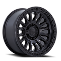 Aluminum Wheels 18X9 Rincon SBL FC857MB  Matte Black/Gloss Black Lip Fuel Off Road Wheels