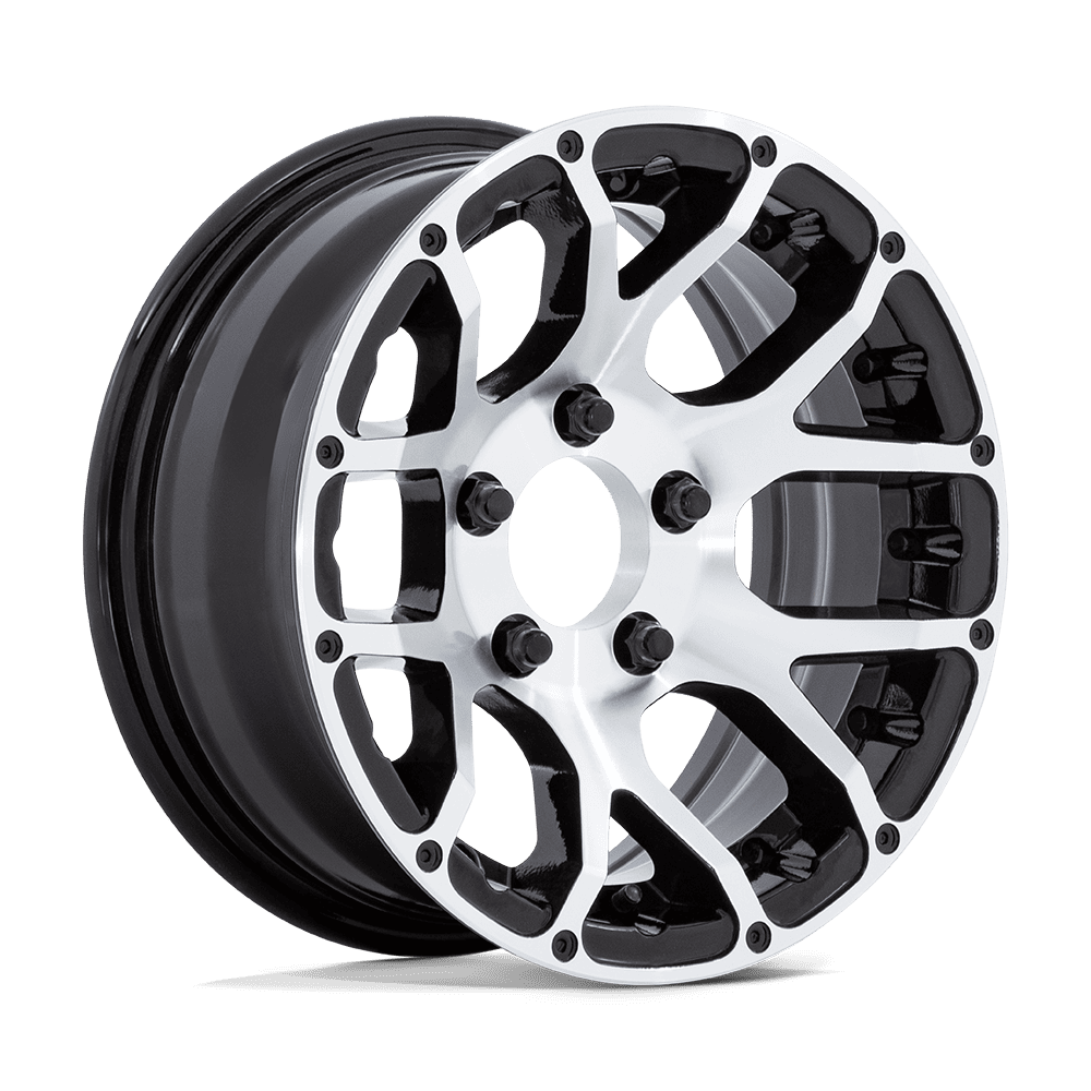 HE1825 14X6 5X4.5 -6 G-BLK-MCH (NO CAP)
