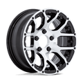 HE1825 14X6 5X4.5 -6 G-BLK-MCH (NO CAP)