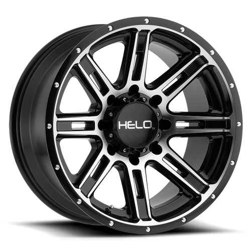 HE900 20X9 6X5.5 G-BLK MACH 18MM