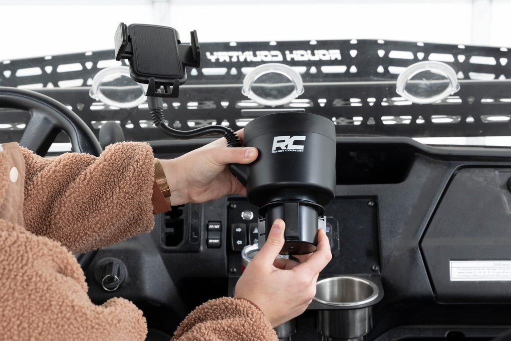 2 in 1 Expanding Cup and Phone Holder Rough Country