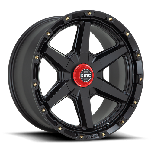 KM101 17X9 6X135/5.5 S-BLK -12MM