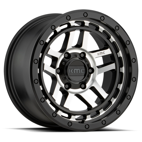 KM540 17X8.5 6X5.5 S-BLK MACH 18MM