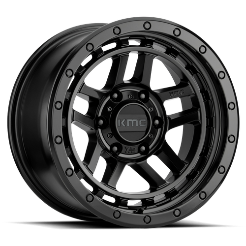 KM540 17X9 6X5.5 S-BLK -12MM