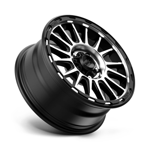KM542 18X9 5X5.0 S-BLK MACH 00MM