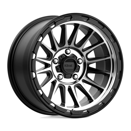 KM542 17X9 6X5.5 S-BLK MACH -12MM