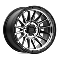 KM542 16X7 5X110 S-BLK MACH 30MM