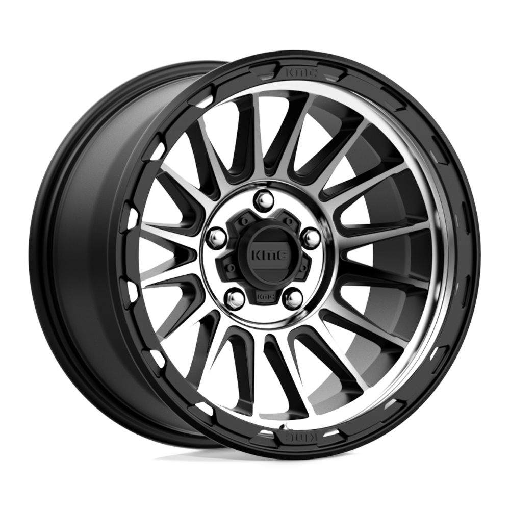 KM542 17X8 5X4.25 S-BLK MACH 38MM